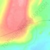 Chellala Dahrania topographic map, elevation, terrain