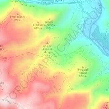 Truchelles topographic map, elevation, terrain
