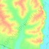Wenya topographic map, elevation, terrain