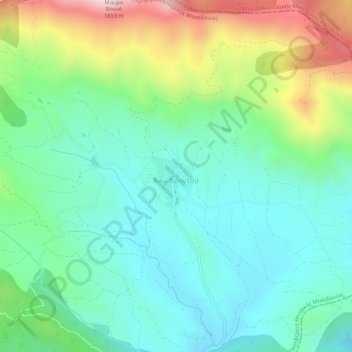 Ano Vrontou topographic map, elevation, terrain