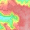 Paradis topographic map, elevation, terrain