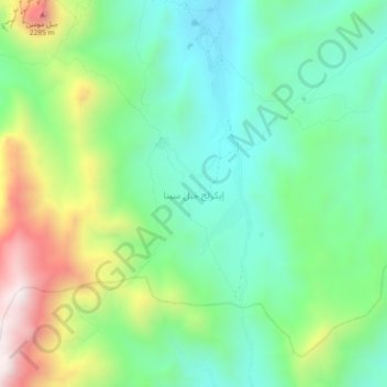 Mont Sina Ecolodge topographic map, elevation, terrain
