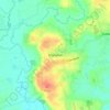 Marnhull topographic map, elevation, terrain