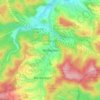 Wölfterode topographic map, elevation, terrain