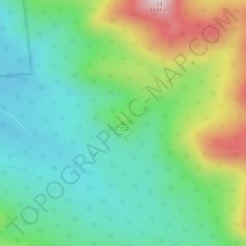 776 topographic map, elevation, terrain