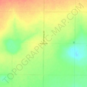 Wheatland topographic map, elevation, terrain