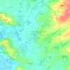 Pont Robert topographic map, elevation, terrain