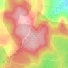 Brown Mountain topographic map, elevation, terrain