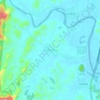 Ban Doi Hang topographic map, elevation, terrain