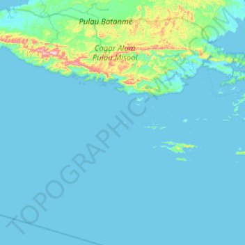 Pulau Yaan topographic map, elevation, terrain