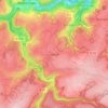 Höfen topographic map, elevation, terrain