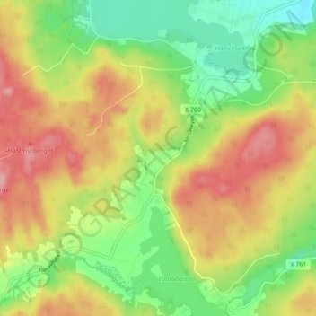 Röstas topographic map, elevation, terrain
