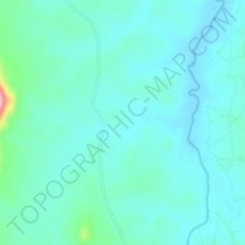 Anem topographic map, elevation, terrain