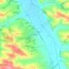 Goutemajou topographic map, elevation, terrain