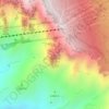 Jawbone topographic map, elevation, terrain