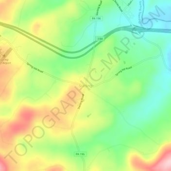 Sterling topographic map, elevation, terrain