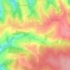 Les Voges topographic map, elevation, terrain