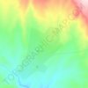 Благодатное topographic map, elevation, terrain