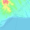 Nanga topographic map, elevation, terrain