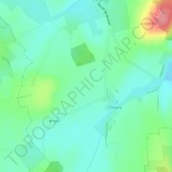Laquelle topographic map, elevation, terrain