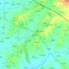 胡志龙塆 topographic map, elevation, terrain