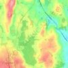 Fox Hill topographic map, elevation, terrain