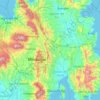 Pantaron Range topographic map, elevation, terrain