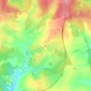 Soulier topographic map, elevation, terrain
