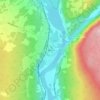Rena topographic map, elevation, terrain