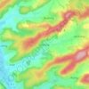 Helling topographic map, elevation, terrain