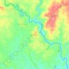 Sabangan topographic map, elevation, terrain