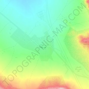 Hasanrobat topographic map, elevation, terrain