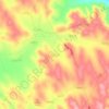 大红沟村 topographic map, elevation, terrain