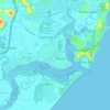 Ballina topographic map, elevation, terrain