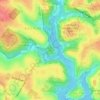Sugarloaf Hill topographic map, elevation, terrain