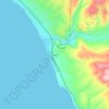Jalama topographic map, elevation, terrain