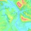 Biscay topographic map, elevation, terrain