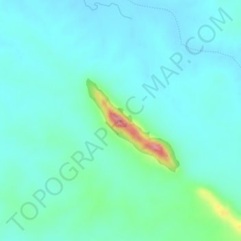 Mount Nigger topographic map, elevation, terrain