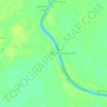 Ban Nang topographic map, elevation, terrain