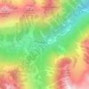 Sapin Gogant topographic map, elevation, terrain