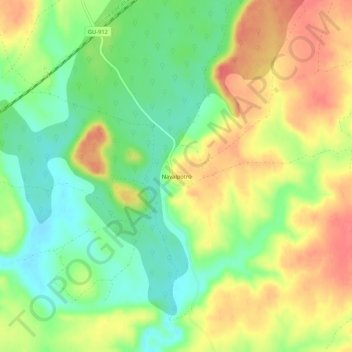 Navalpotro topographic map, elevation, terrain