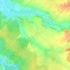 Au cerisier la bosse topographic map, elevation, terrain
