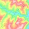 Yuxia topographic map, elevation, terrain