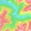 Vielha topographic map, elevation, terrain