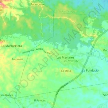 Gamelotal topographic map, elevation, terrain