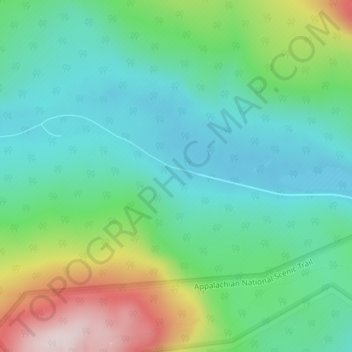 Redington topographic map, elevation, terrain
