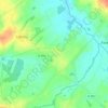 La blanchardière topographic map, elevation, terrain