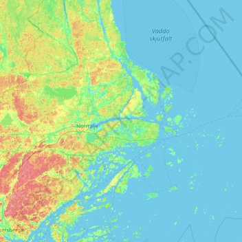 Rådmansö topographic map, elevation, terrain