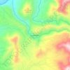 reversadero topographic map, elevation, terrain