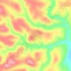 Burj al-Qas topographic map, elevation, terrain